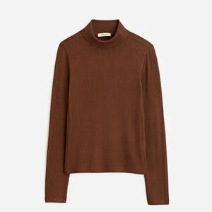 Madewell Ribbed Turtleneck Long-Sleeve Tee